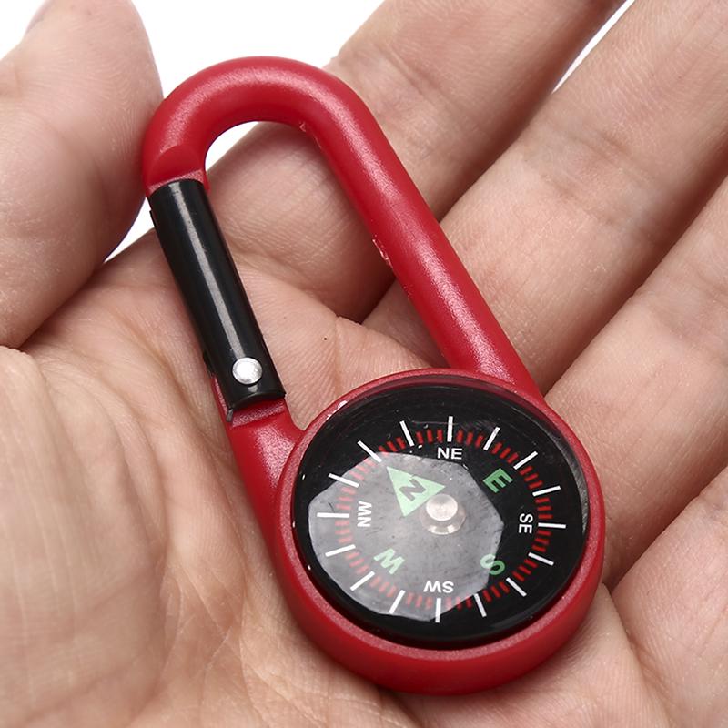 Практичный многоцветный карабин-компас