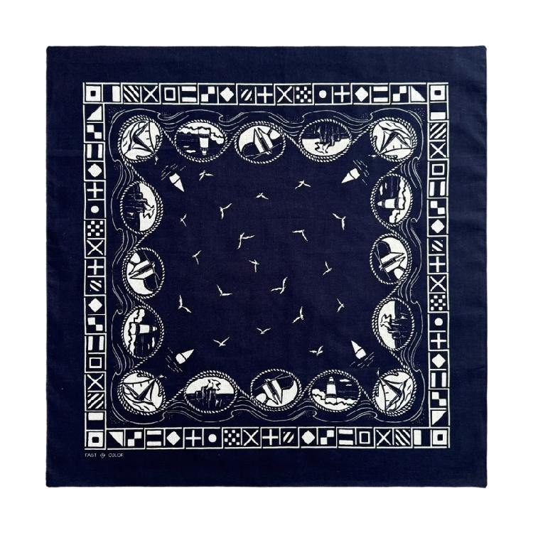 Практичный хлопковый шейный платок Хлопковая бандана Практичный многоцелевой унисекс аксессуар с винтажным шармом